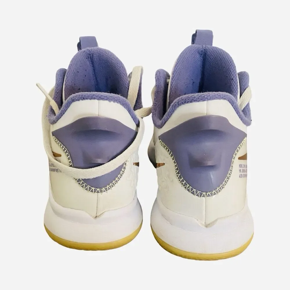 Nike LeBron Witness 5 Size 7 Youth White Purple Summit White CT4629-102
